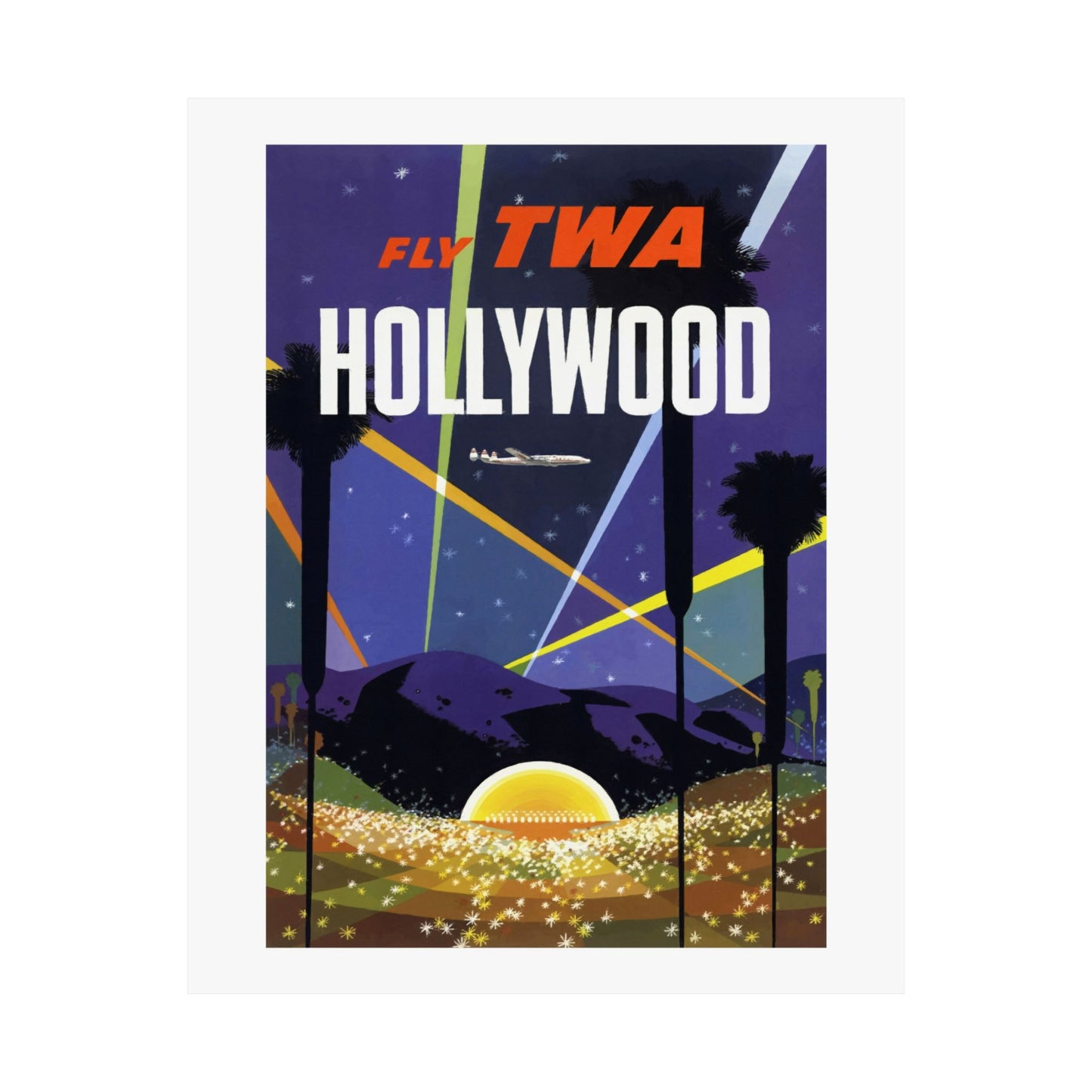 Hollywood | TWA | Poster