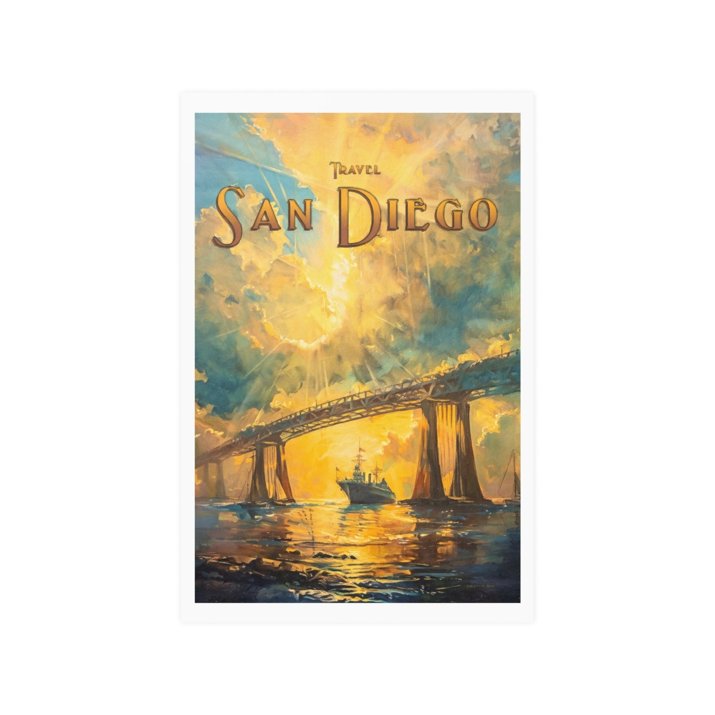 Travel Coronado Bridge - San Diego, California | Poster