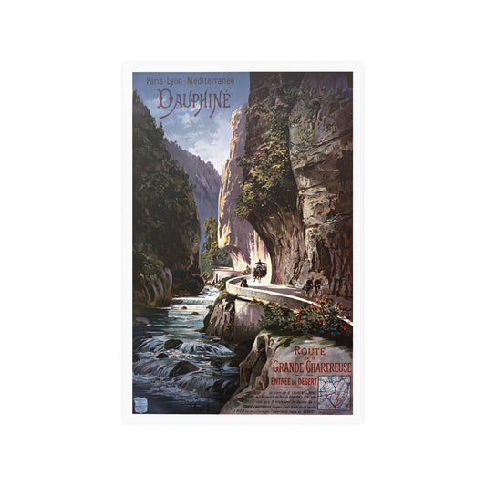 Dauphine | Route de la Grande Chartreuse | Poster