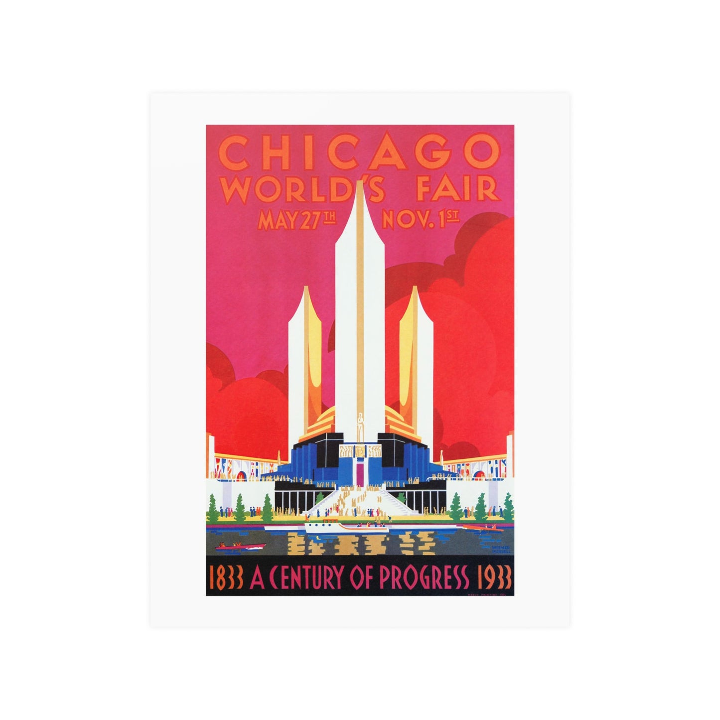 Chicago World's Fair | 1833 to 1933 | Century of Progress Exhibition building