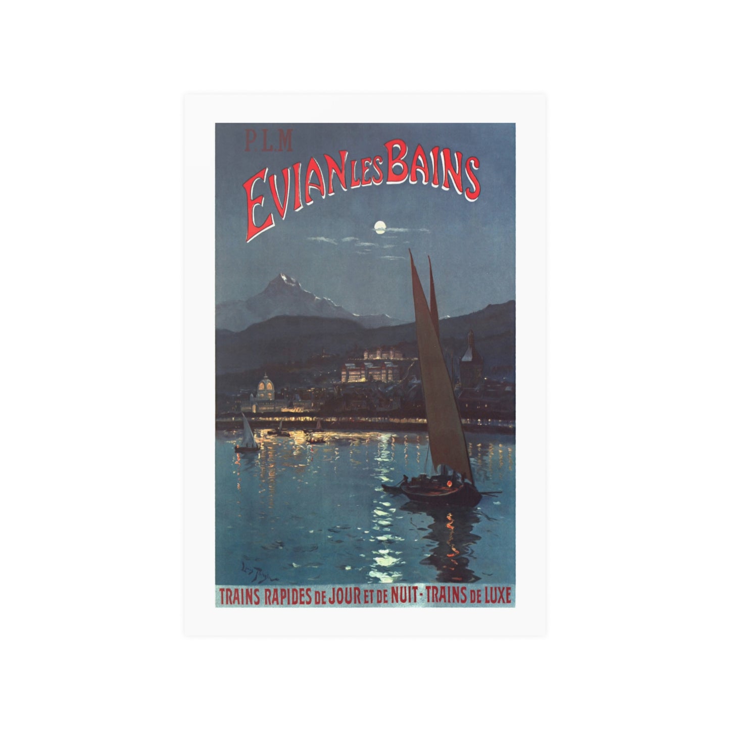 Evian les Bains | Lake Geneva | Poster