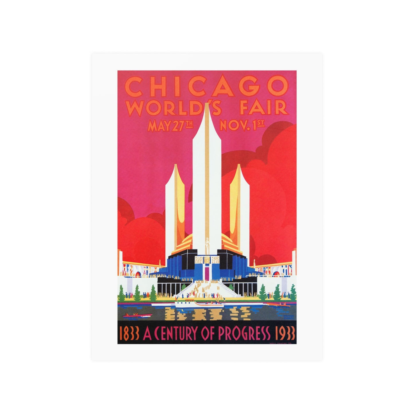 Chicago World's Fair | 1833 to 1933 | Century of Progress Exhibition building