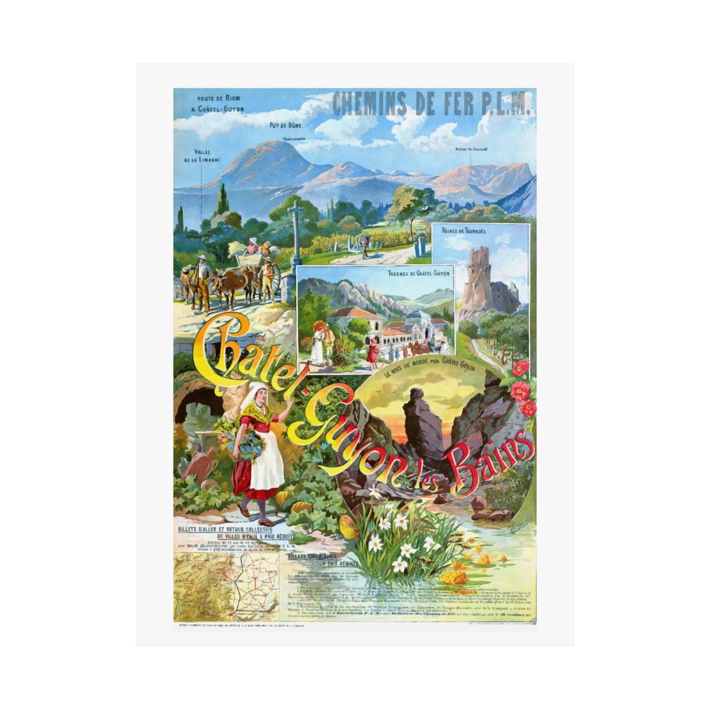 Châtel-Guyon | Auvergne | Poster