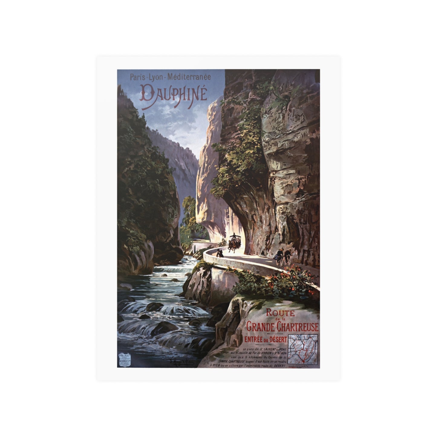 Dauphine | Route de la Grande Chartreuse | Poster