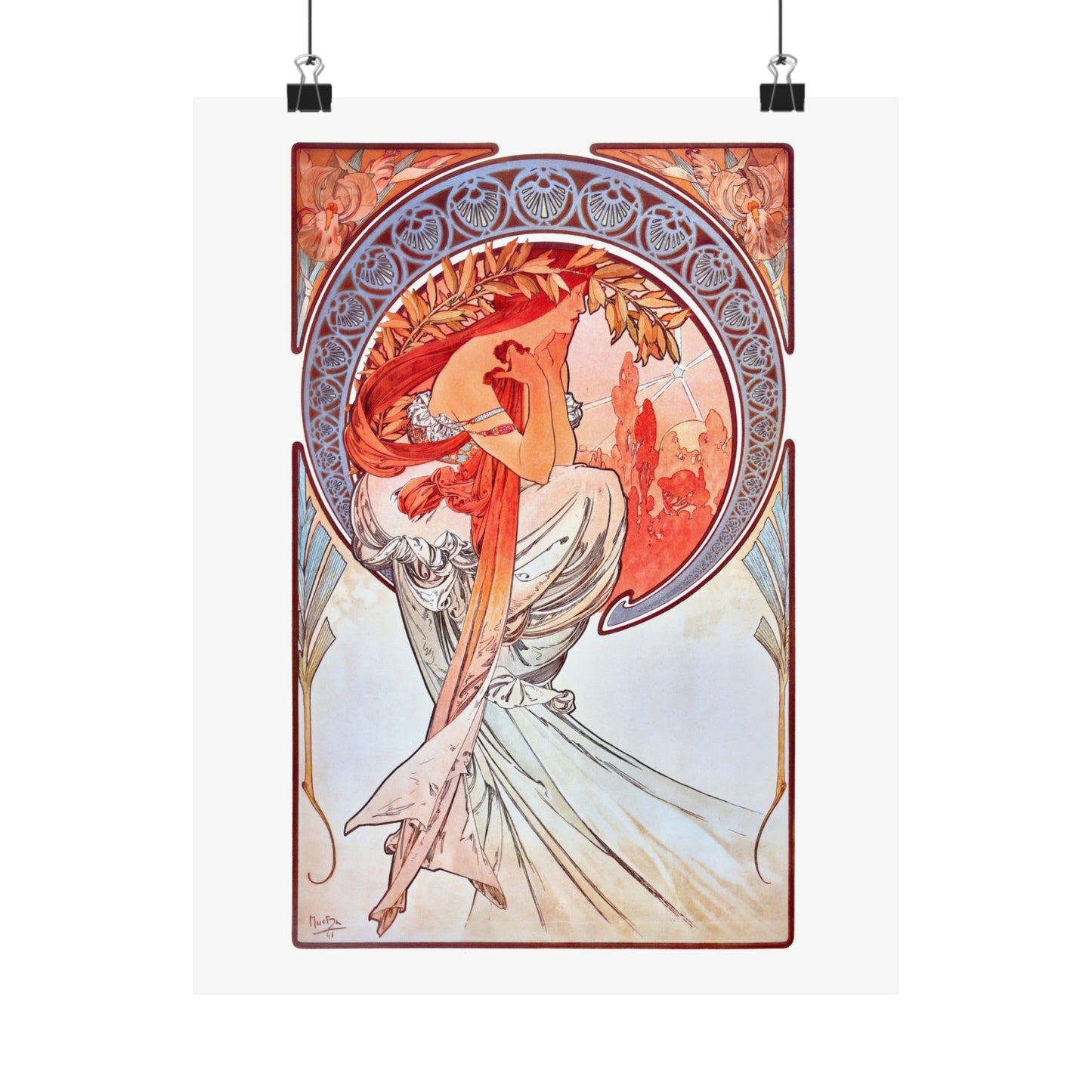 Poetry | Alphonse Mucha | Premium Matte vertical posters