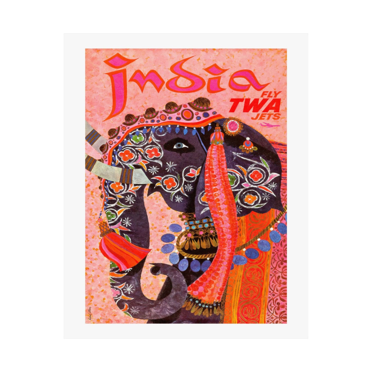India Travel Poster | TWA | Poster