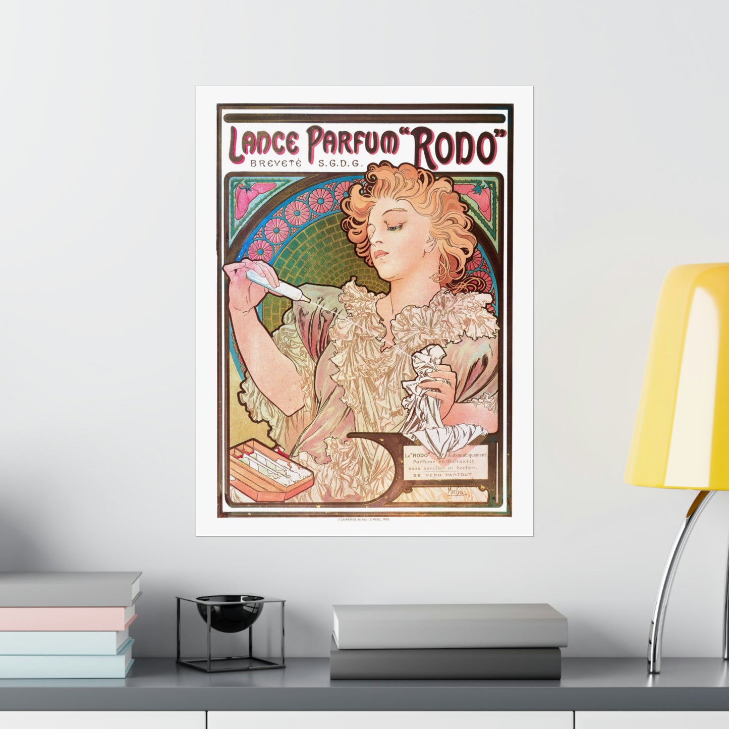 Lance Parfum Rodo | Alphonse Mucha | Premium Matte vertical posters