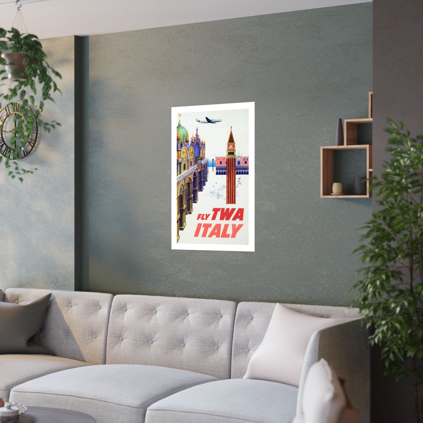 Italy Travel Poster | V1 | TWA | Poster