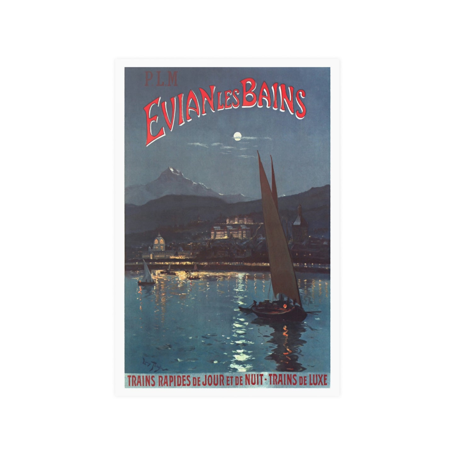 Evian les Bains | Lake Geneva | Poster