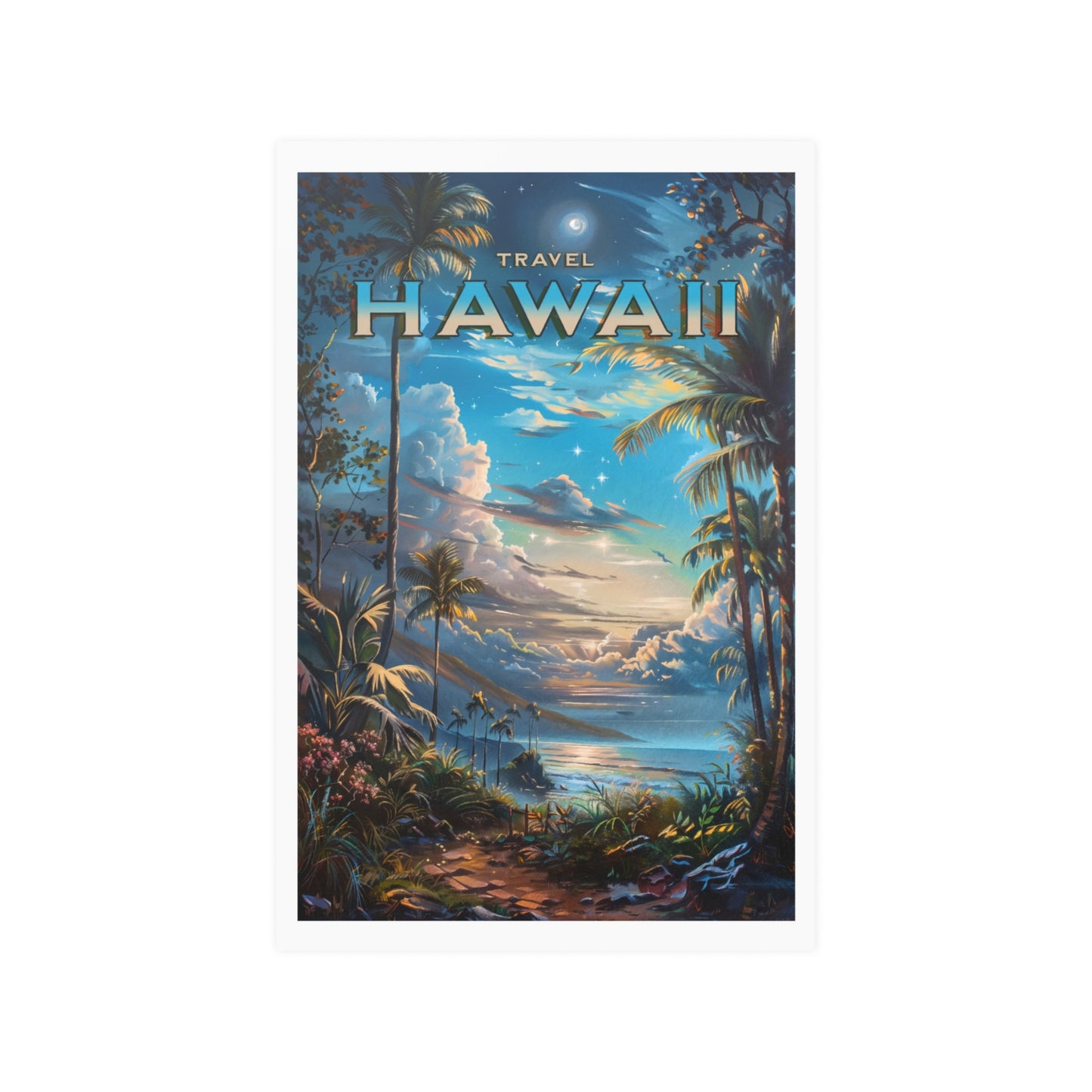 Travel Hawaii Nights | Poster