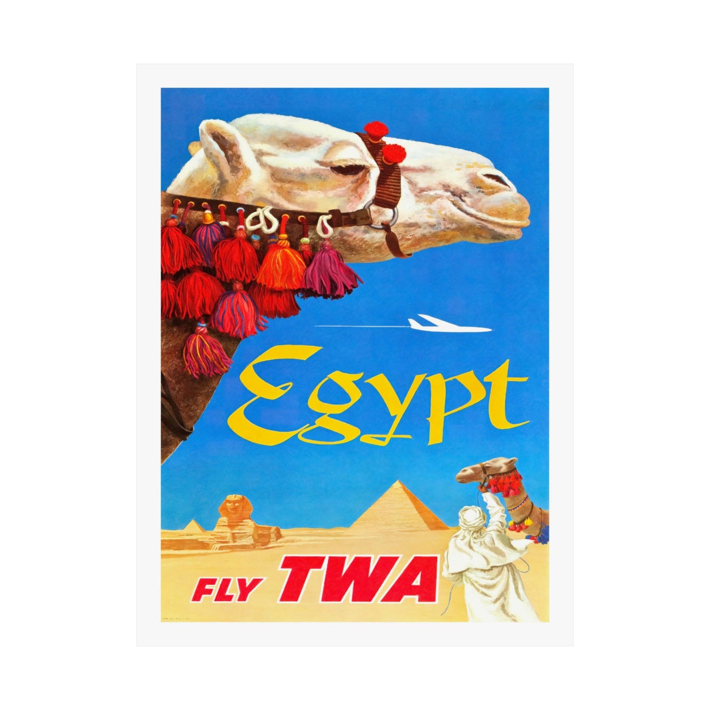 Egypt | Air Travel | TWA | Poster