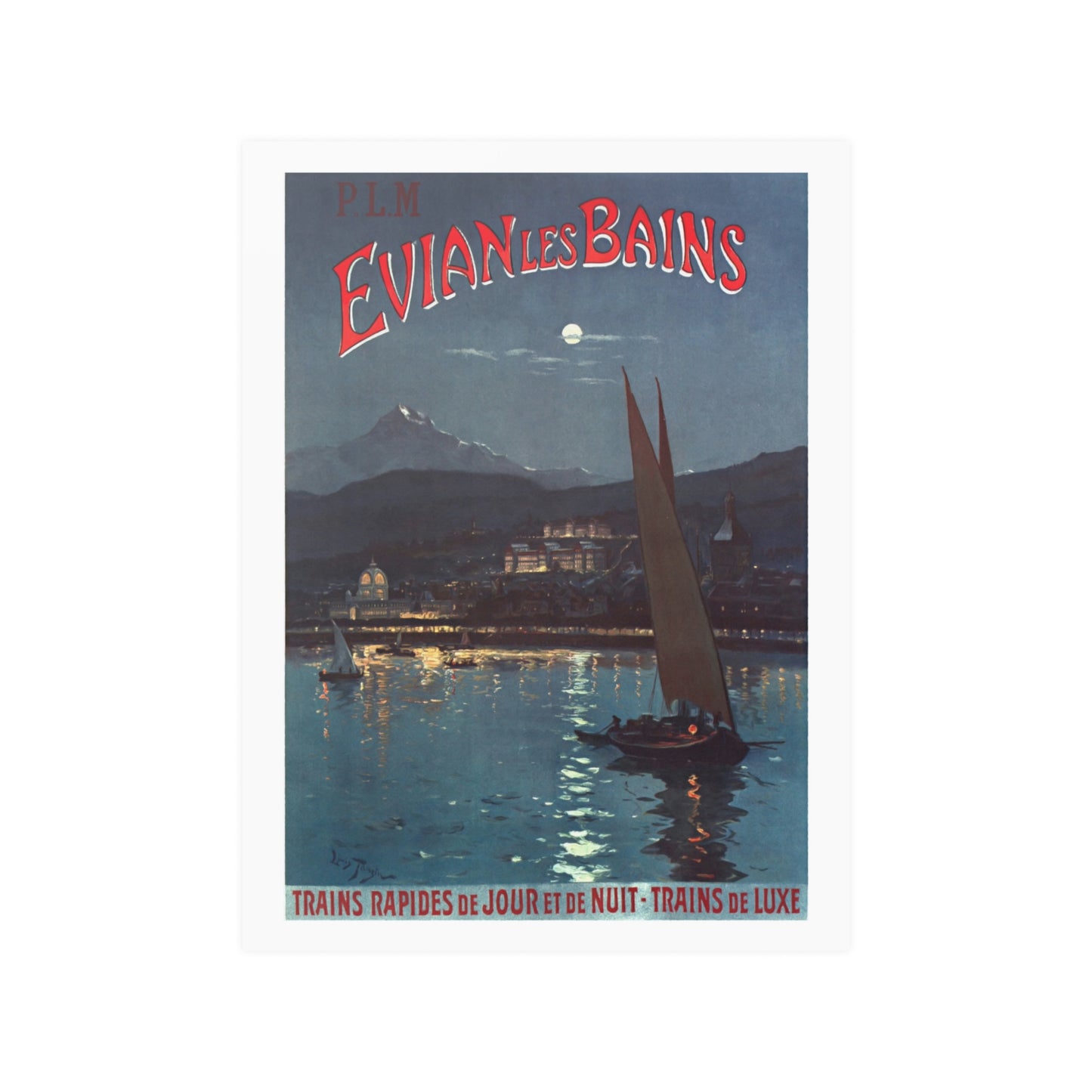 Evian les Bains | Lake Geneva | Poster