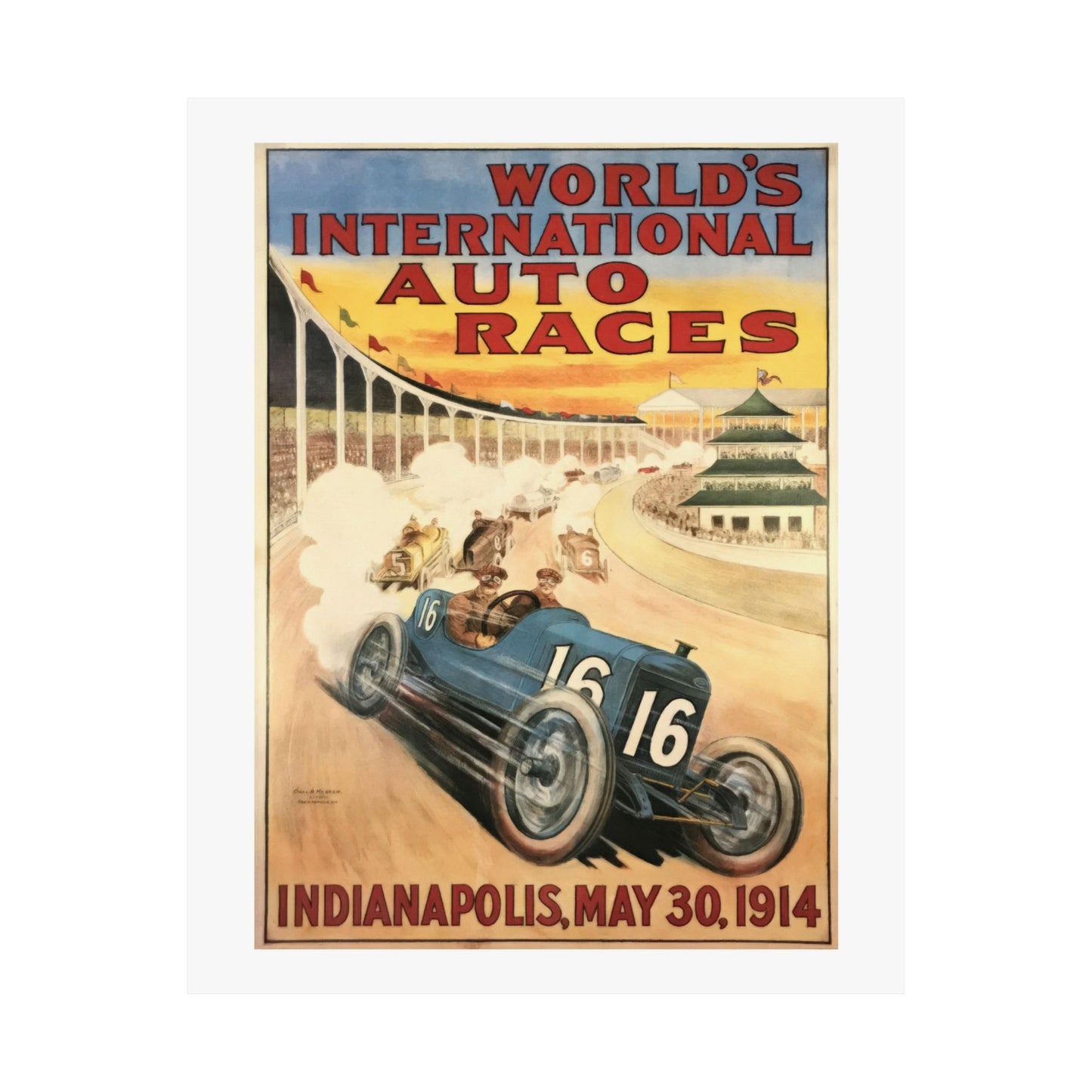 Indianapolis 500 | 1914 | Poster