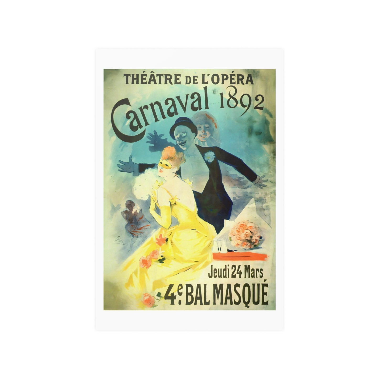 Carnaval 1892 - Theatre de L' Opera | Poster