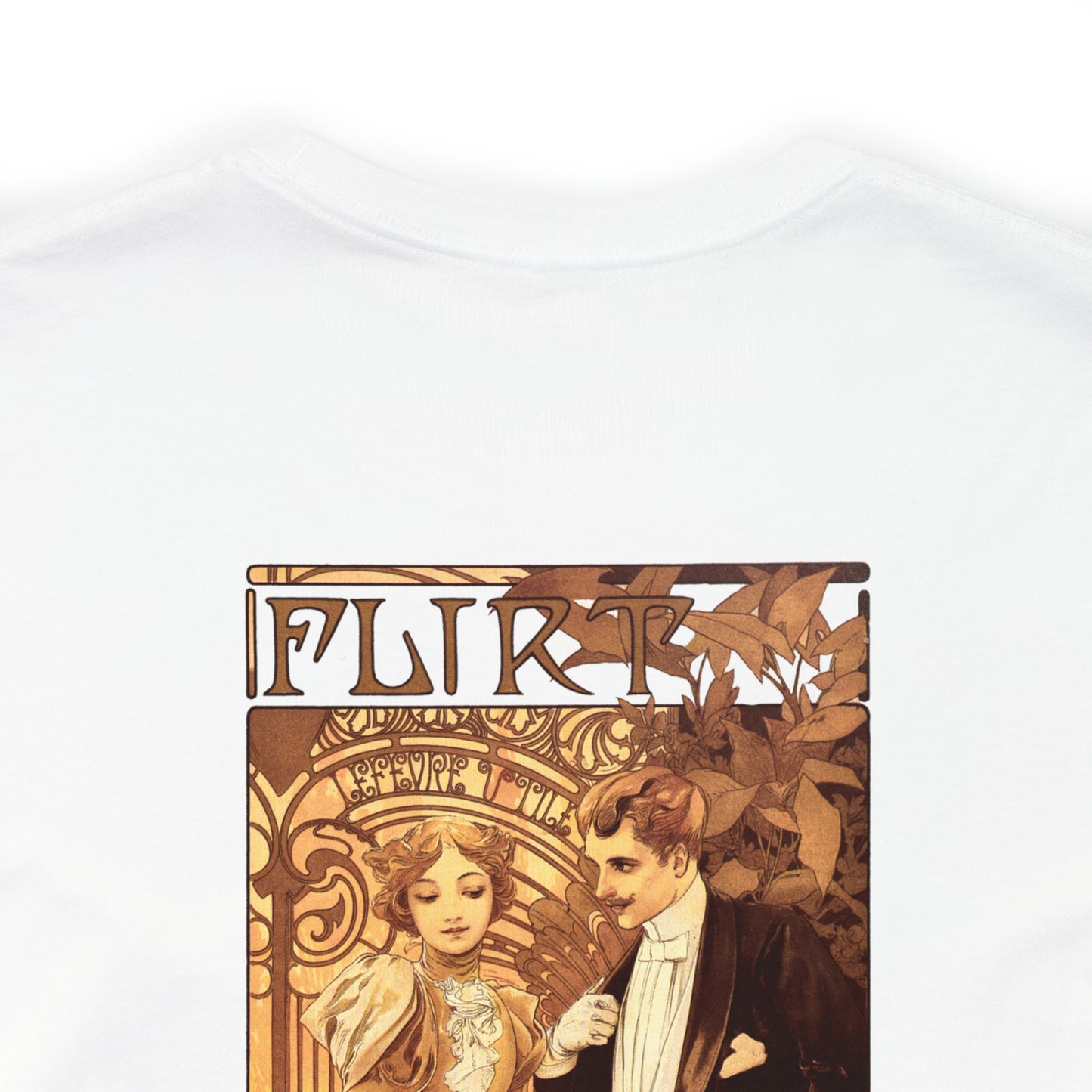 Flirt Biscuits | Alphonse Mucha | Unisex Jersey Short Sleeve Tee