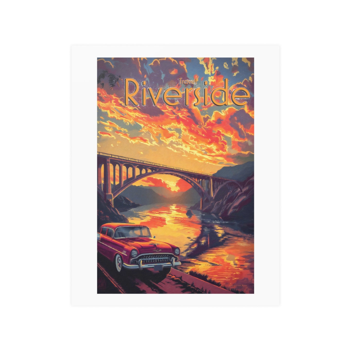 Travel Riverside | Poster