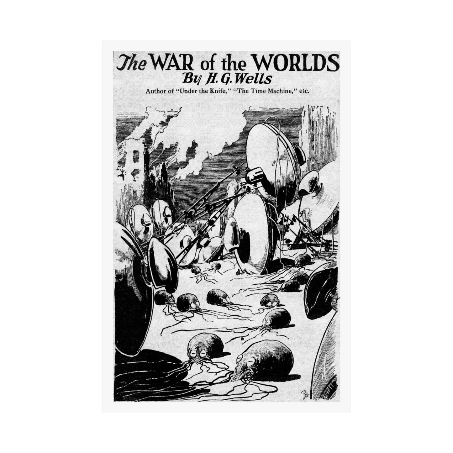 War of the Worlds | Antique Cover  | Poster