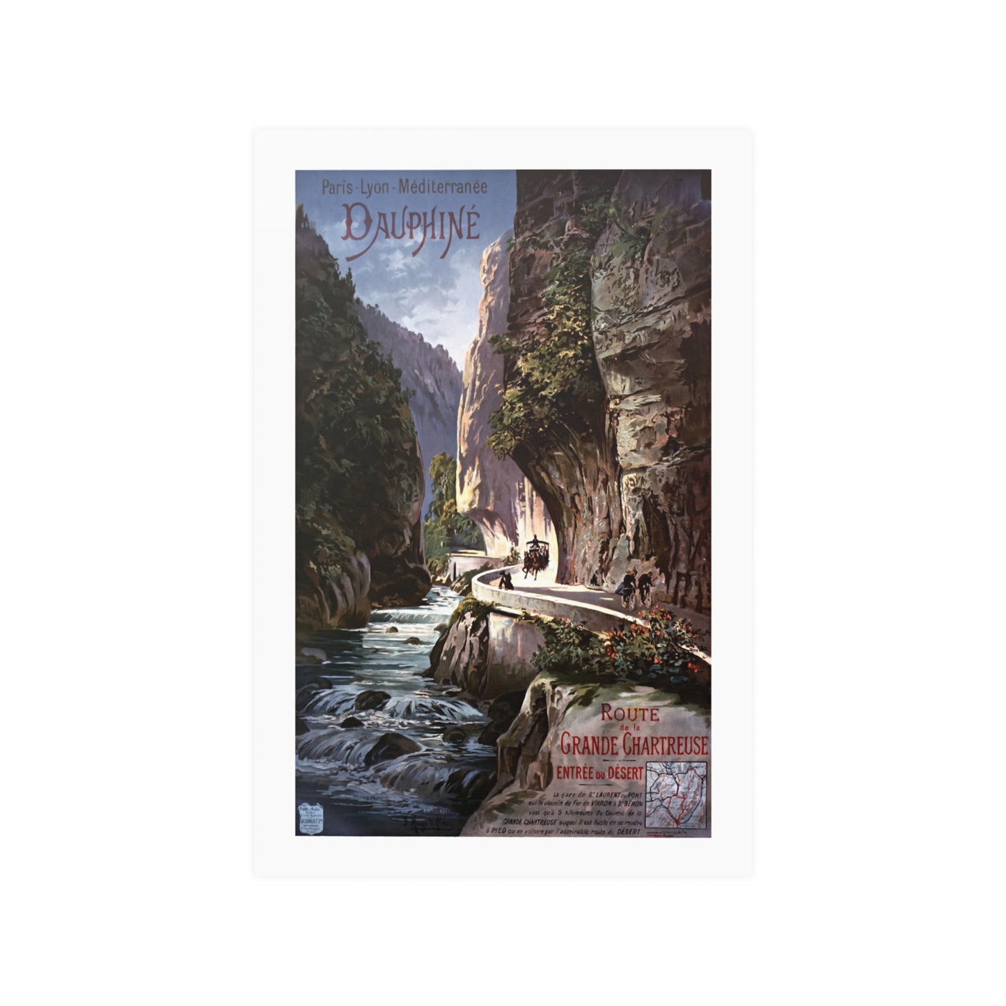 Dauphine | Route de la Grande Chartreuse | Poster