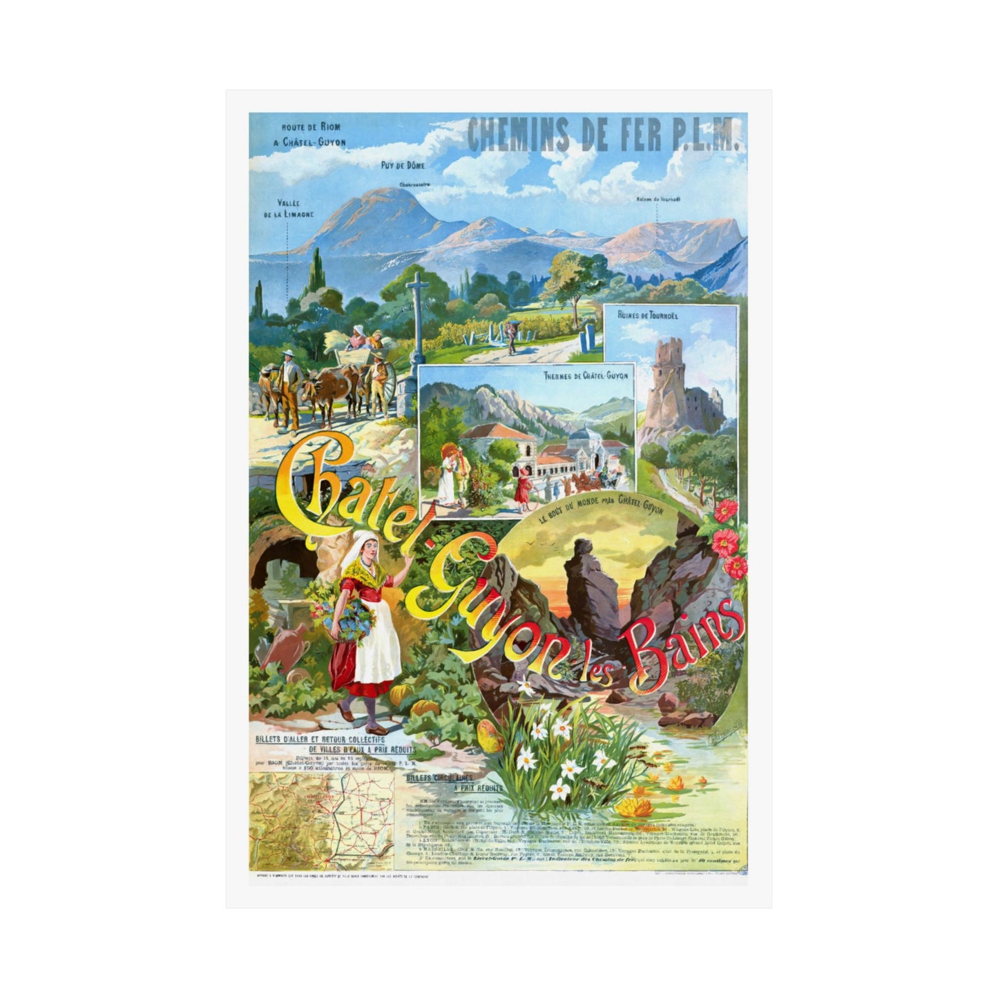 Châtel-Guyon | Auvergne | Poster