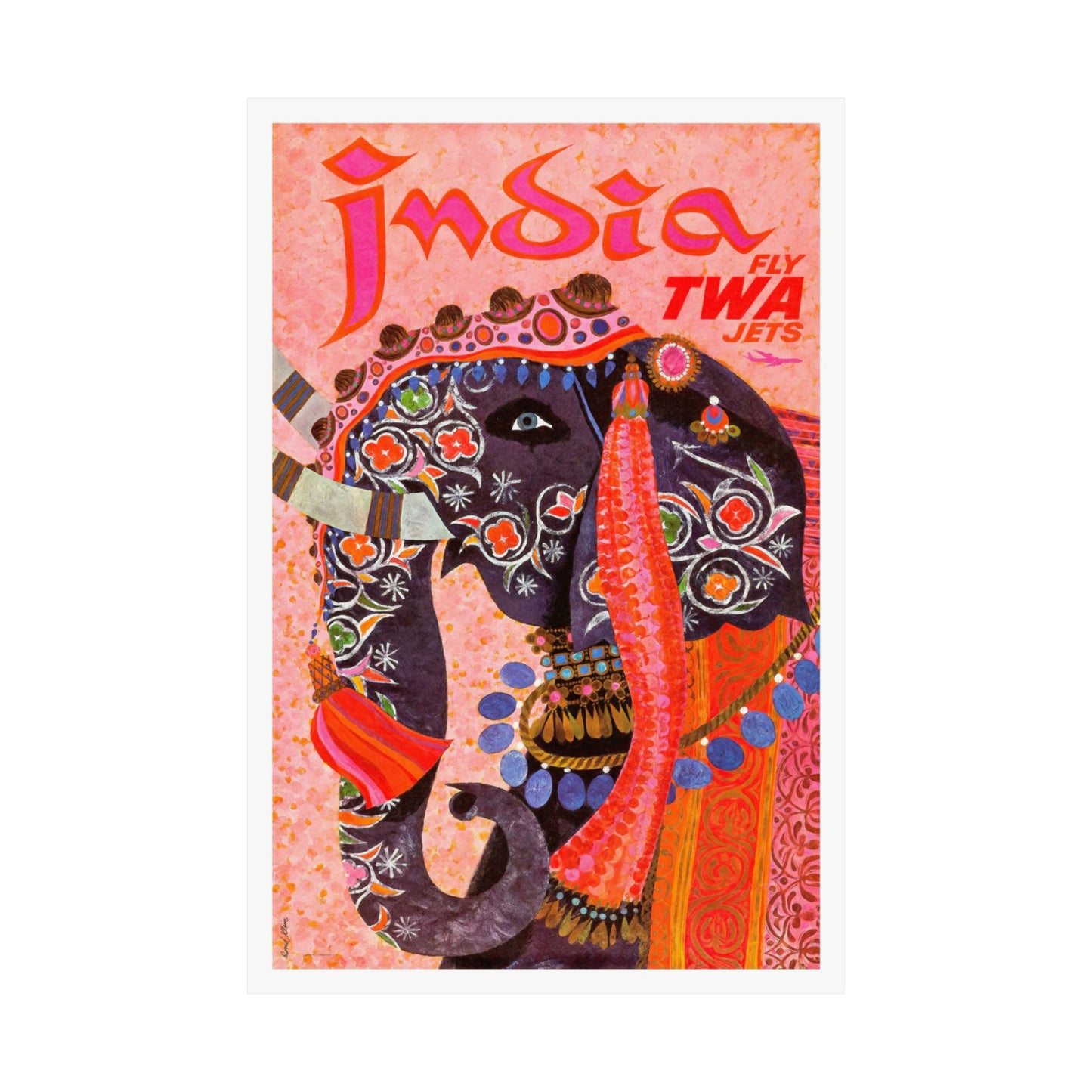 India Travel Poster | TWA | Poster