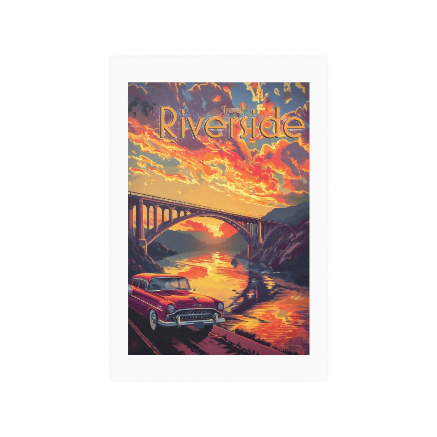 Travel Riverside | Poster