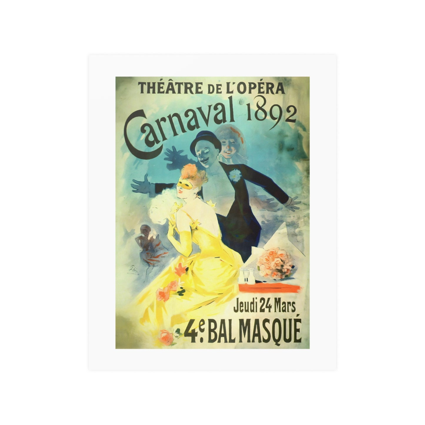 Carnaval 1892 - Theatre de L' Opera | Poster