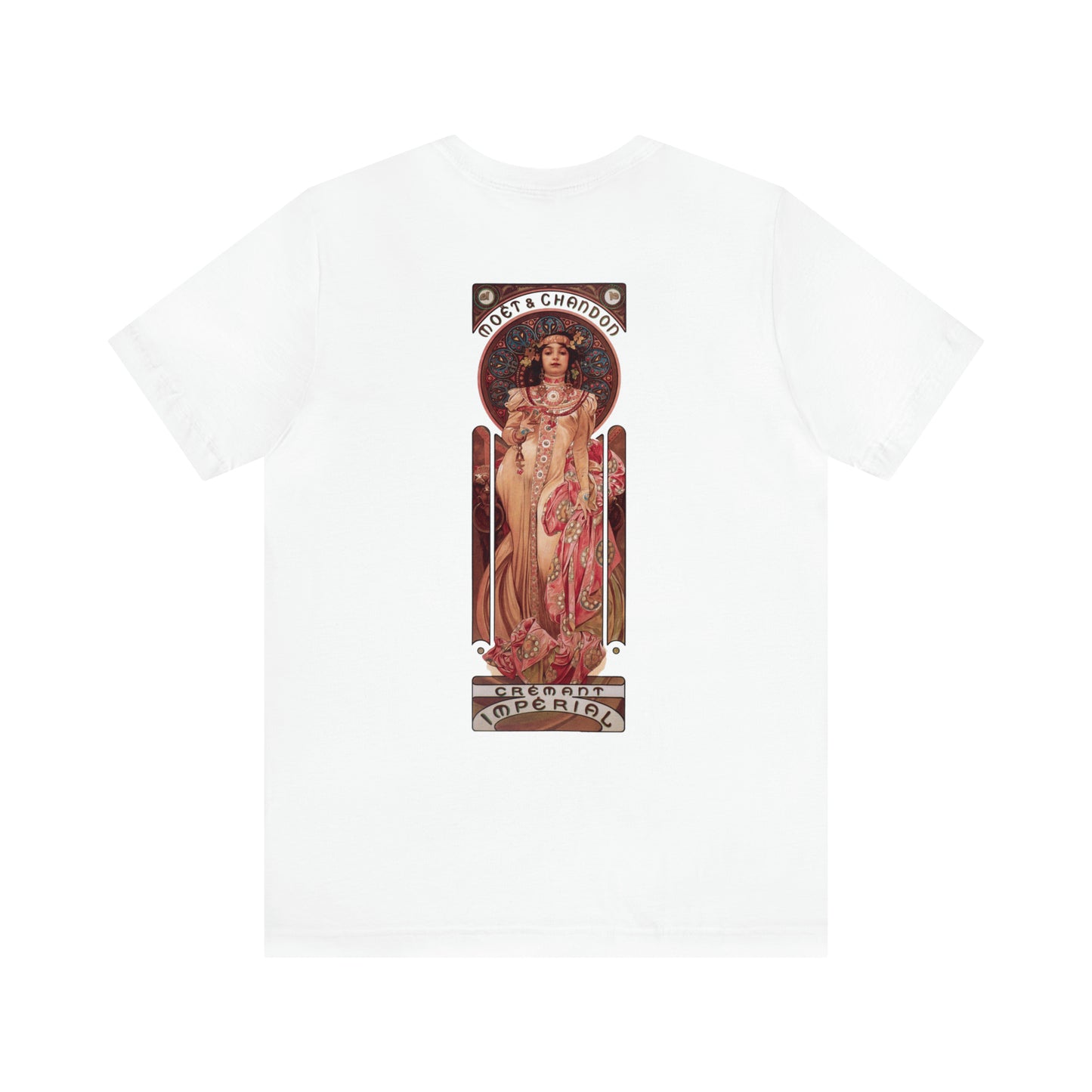 Grand Cremant Imperial | Alphonse Mucha | Unisex Jersey Short Sleeve Tee