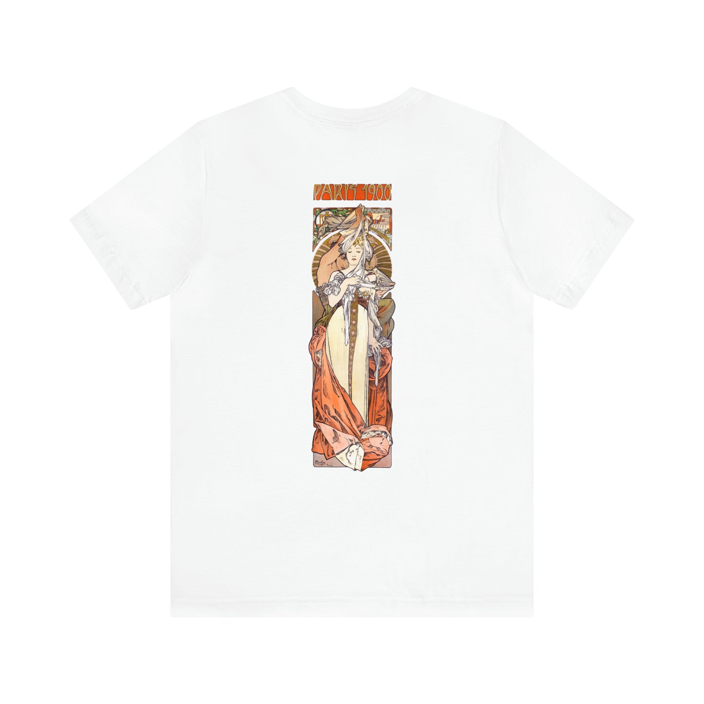 Paris 1900 | Alphonse Mucha | Unisex Jersey Short Sleeve Tee