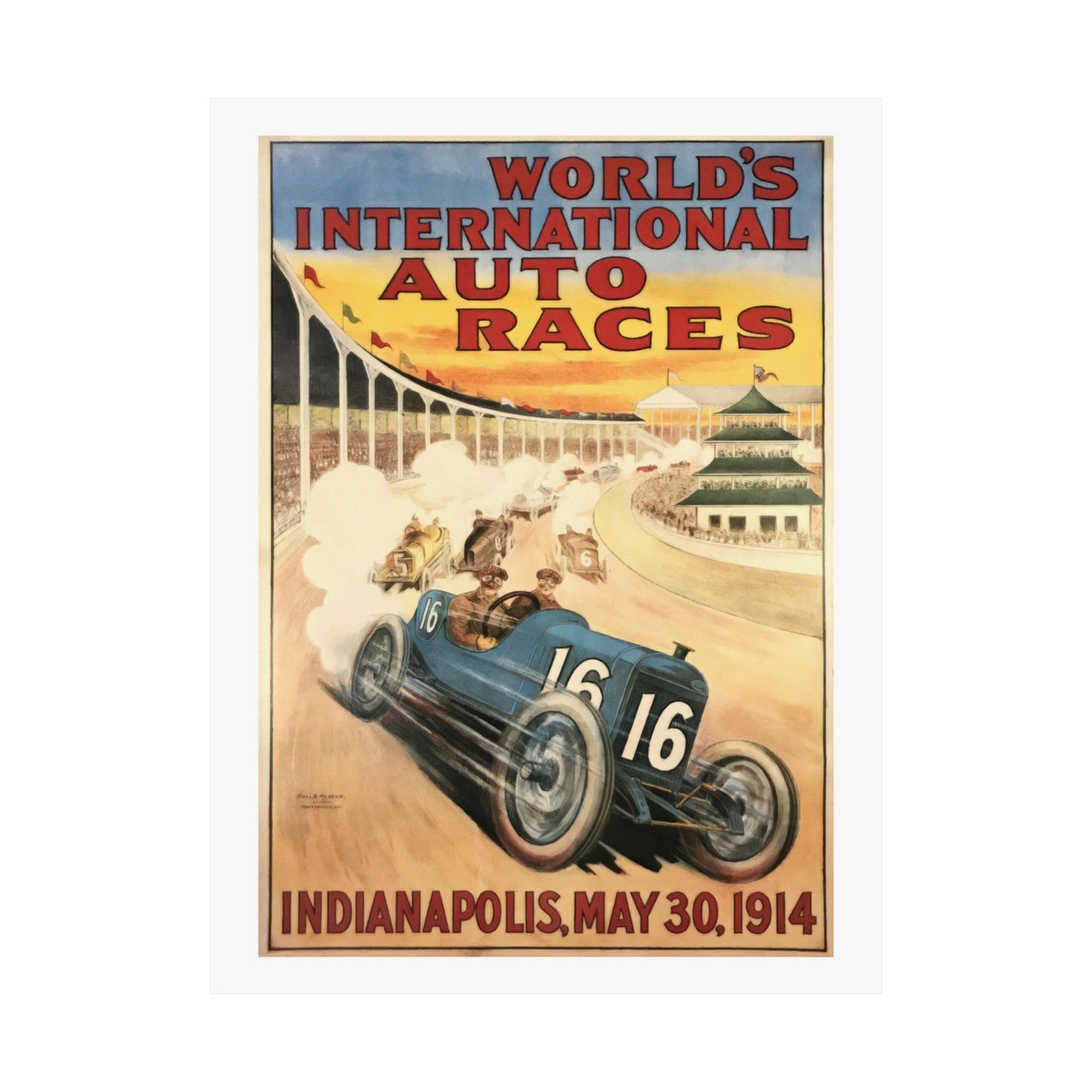 Indianapolis 500 | 1914 | Poster