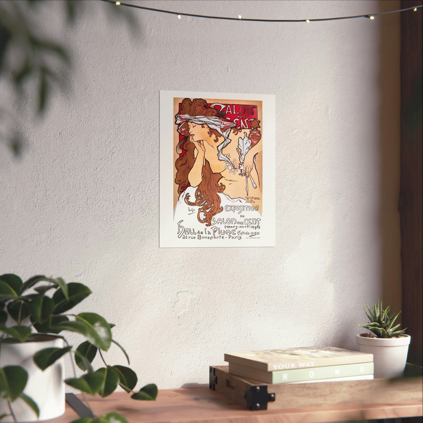 Salon Des Cent (1896) | Alphonse Mucha | Premium Matte vertical posters