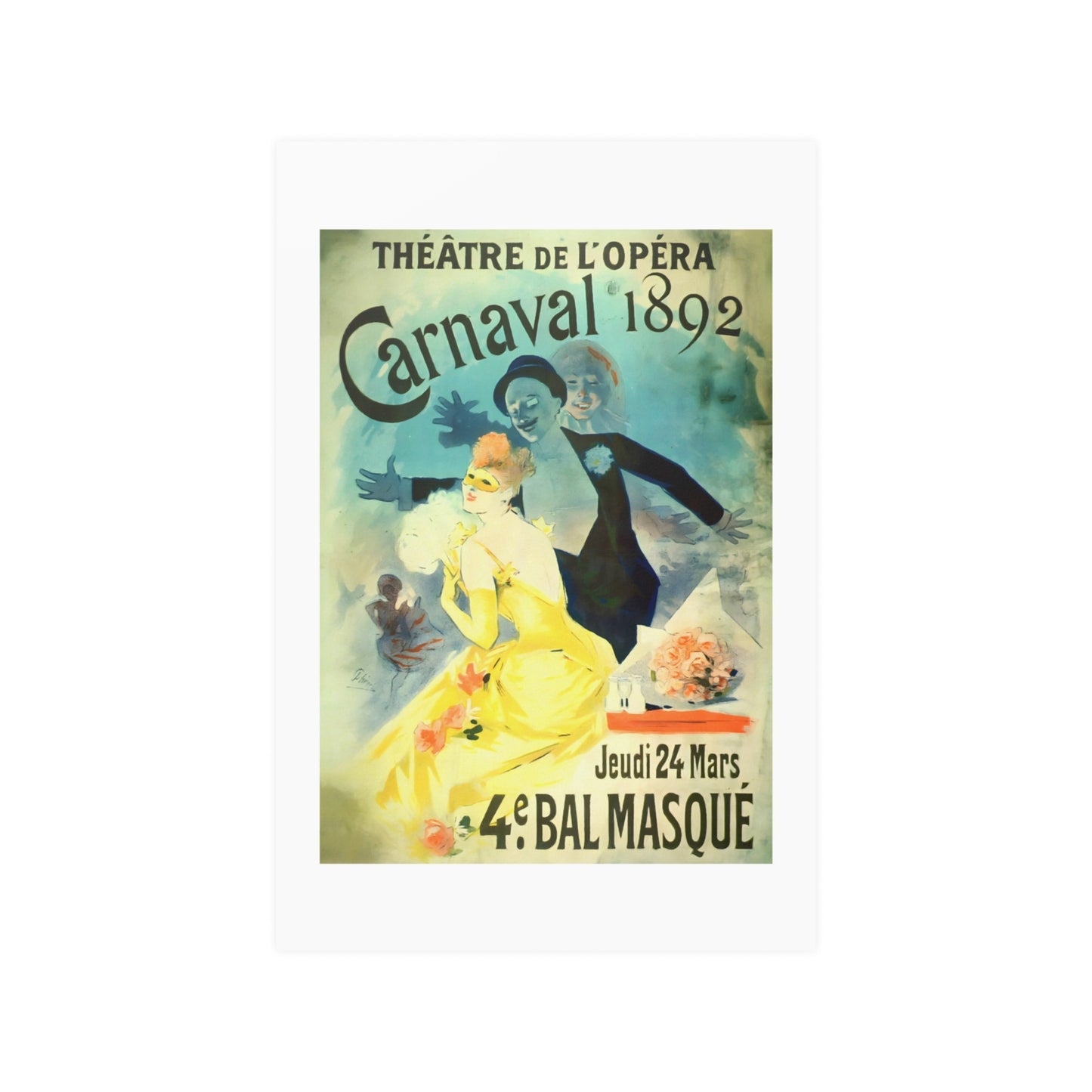 Carnaval 1892 - Theatre de L' Opera | Poster