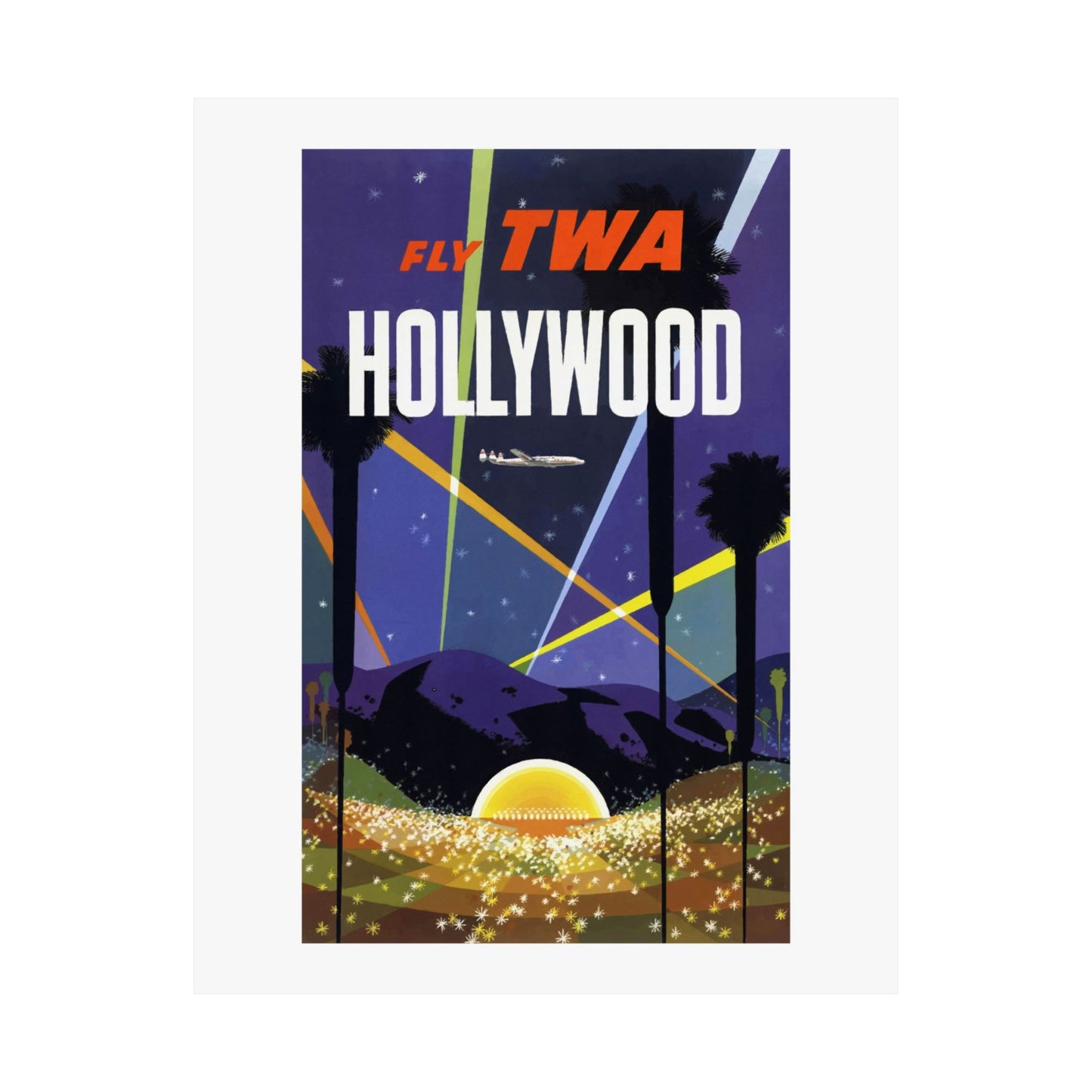 Hollywood | TWA | Poster