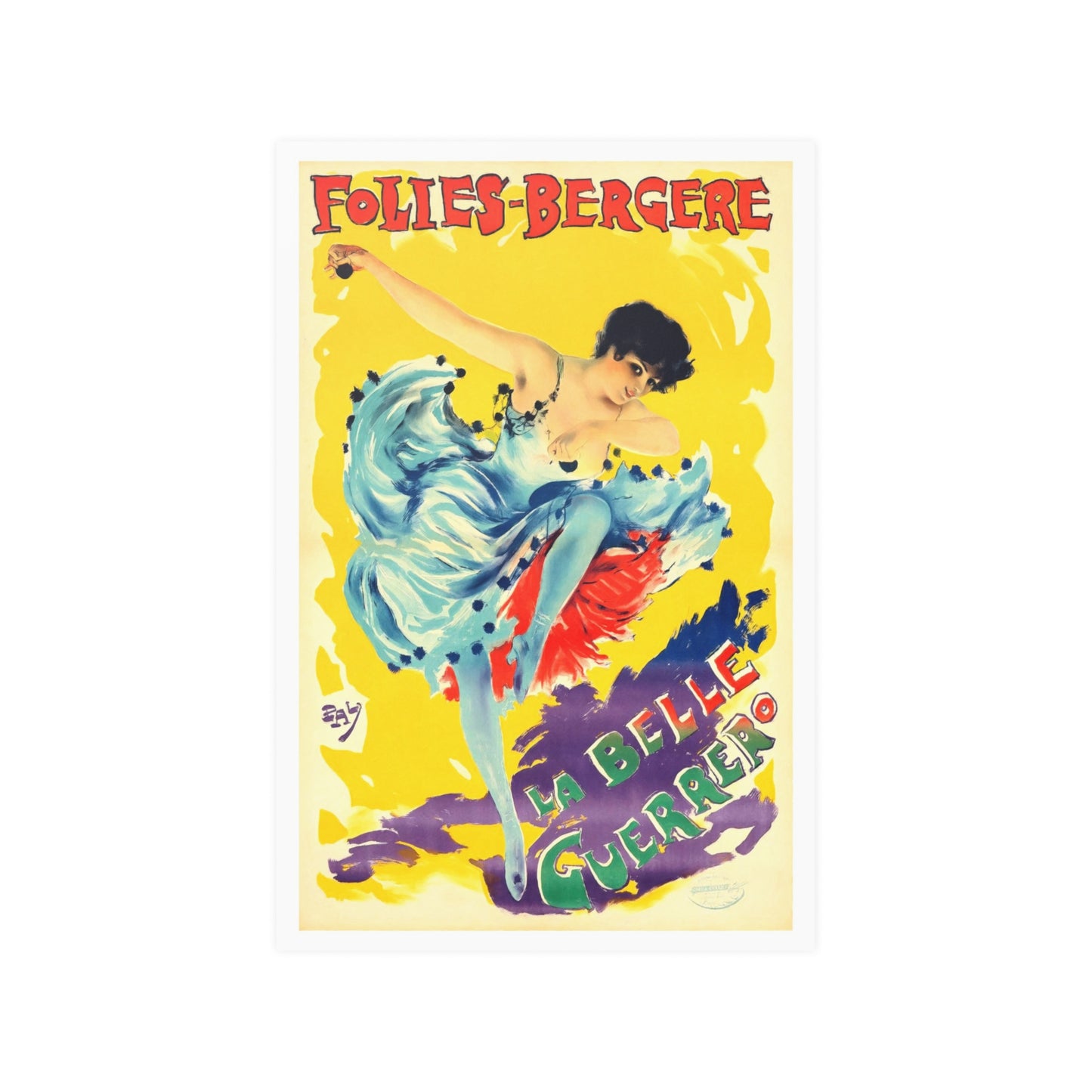 La Belle Guerrero | Folies Bergere | Poster