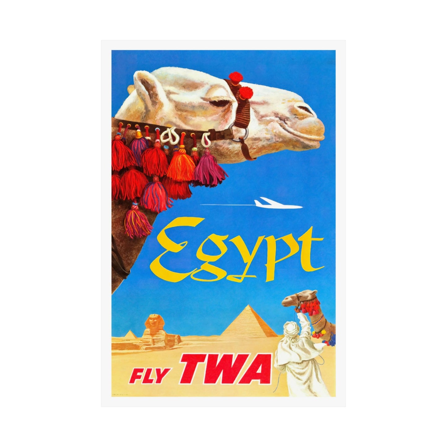 Egypt | Air Travel | TWA | Poster