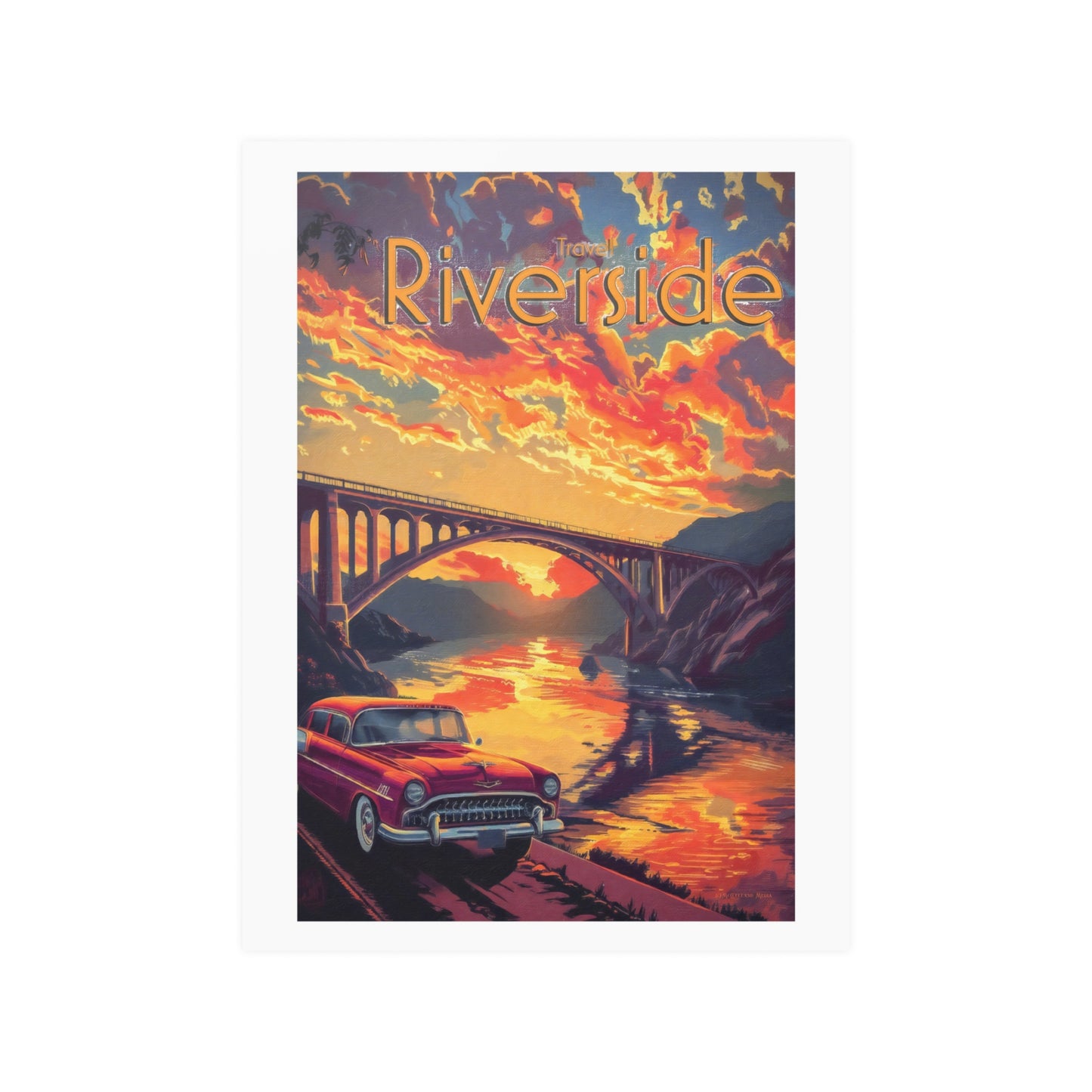 Travel Riverside | Poster