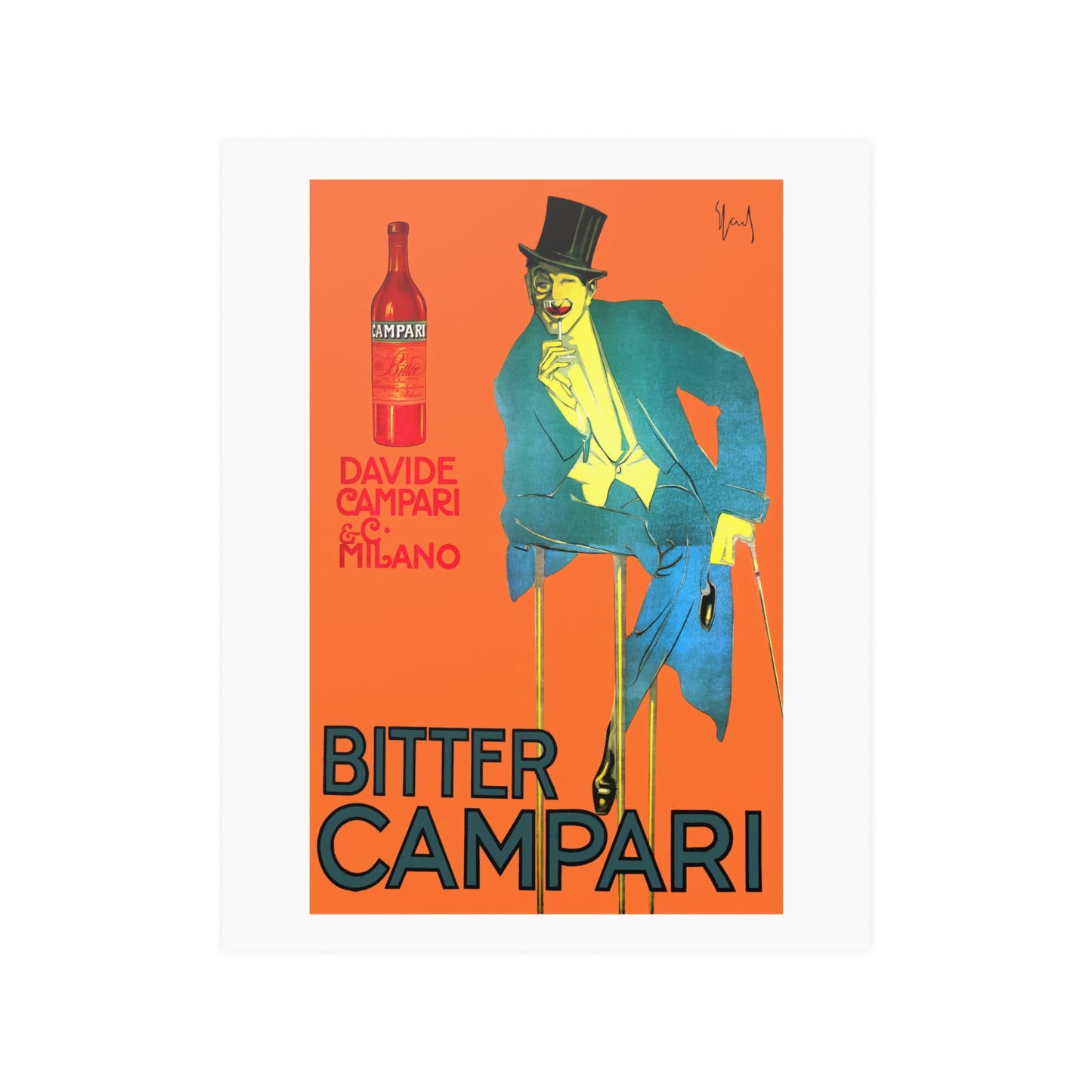 Bitter Campari (Tophat)  | Poster