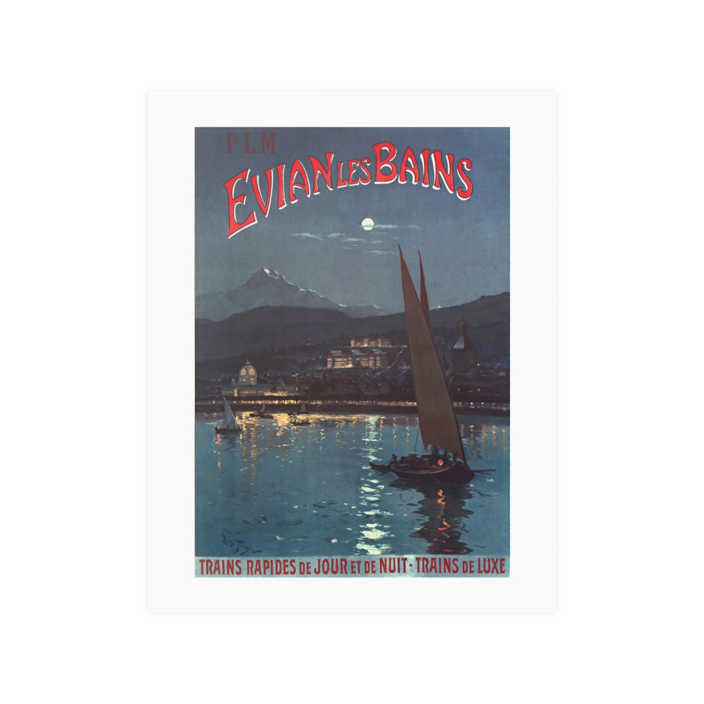 Evian les Bains | Lake Geneva | Poster