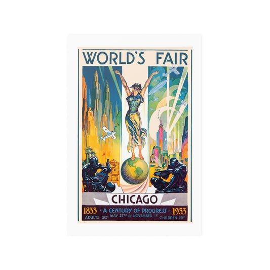 Chicago World's Fair | 1833 to 1933 | Century of Progress Statues