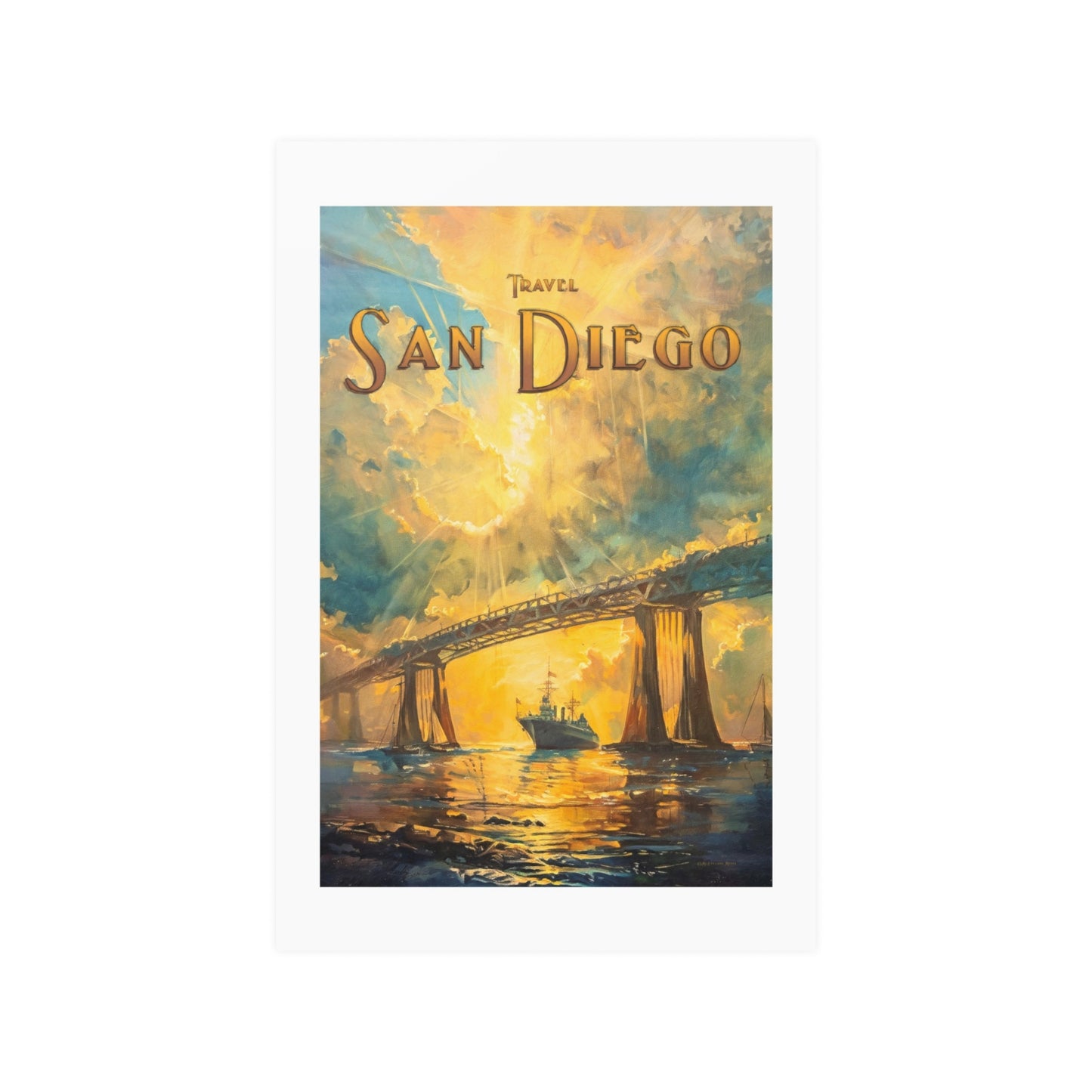 Travel Coronado Bridge - San Diego, California | Poster