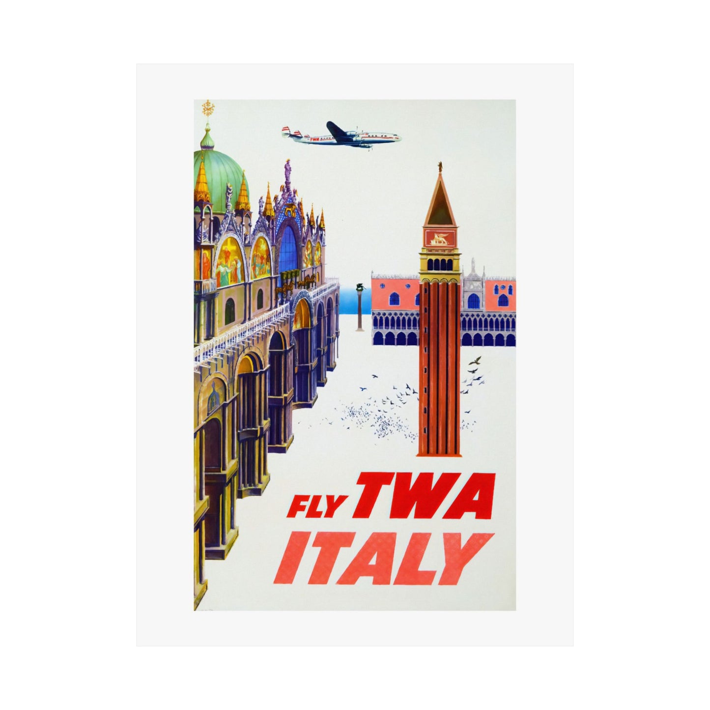 Italy Travel Poster | V1 | TWA | Poster