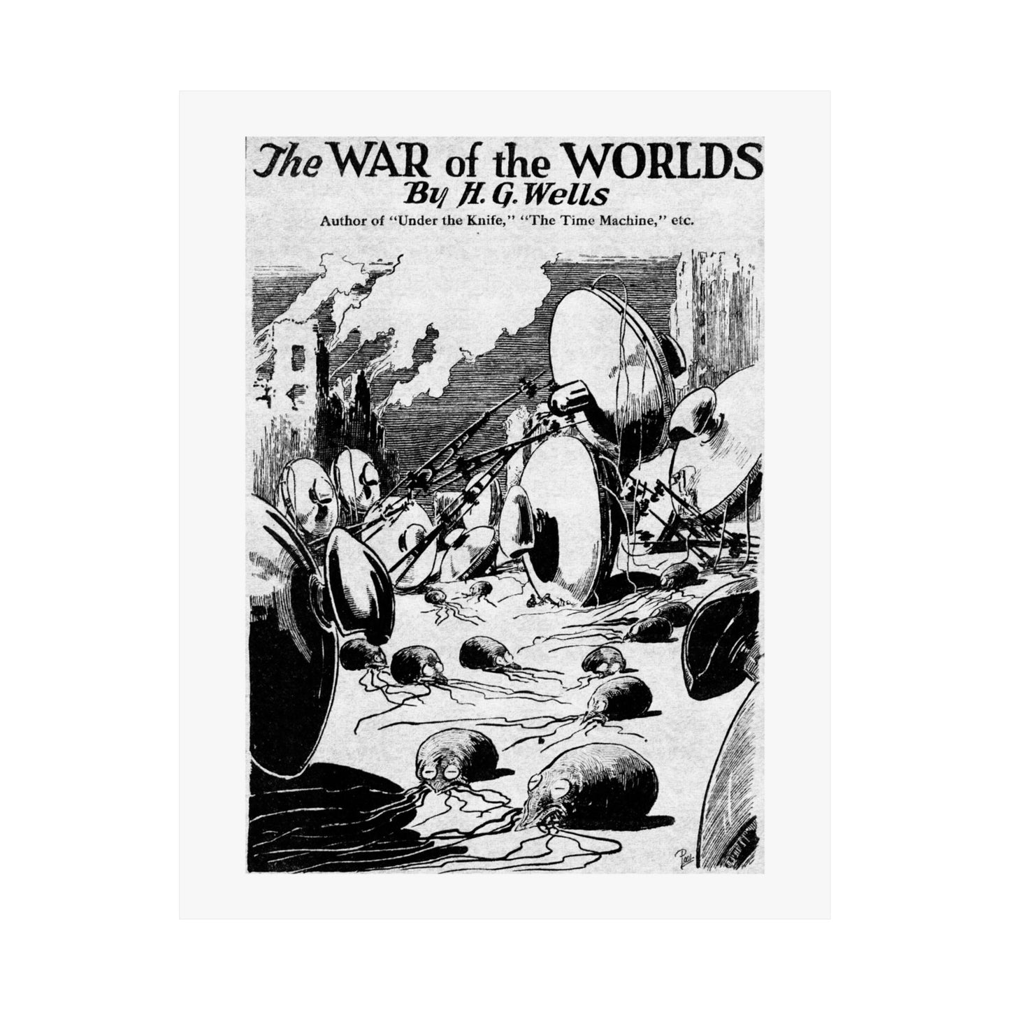 War of the Worlds | Antique Cover  | Poster