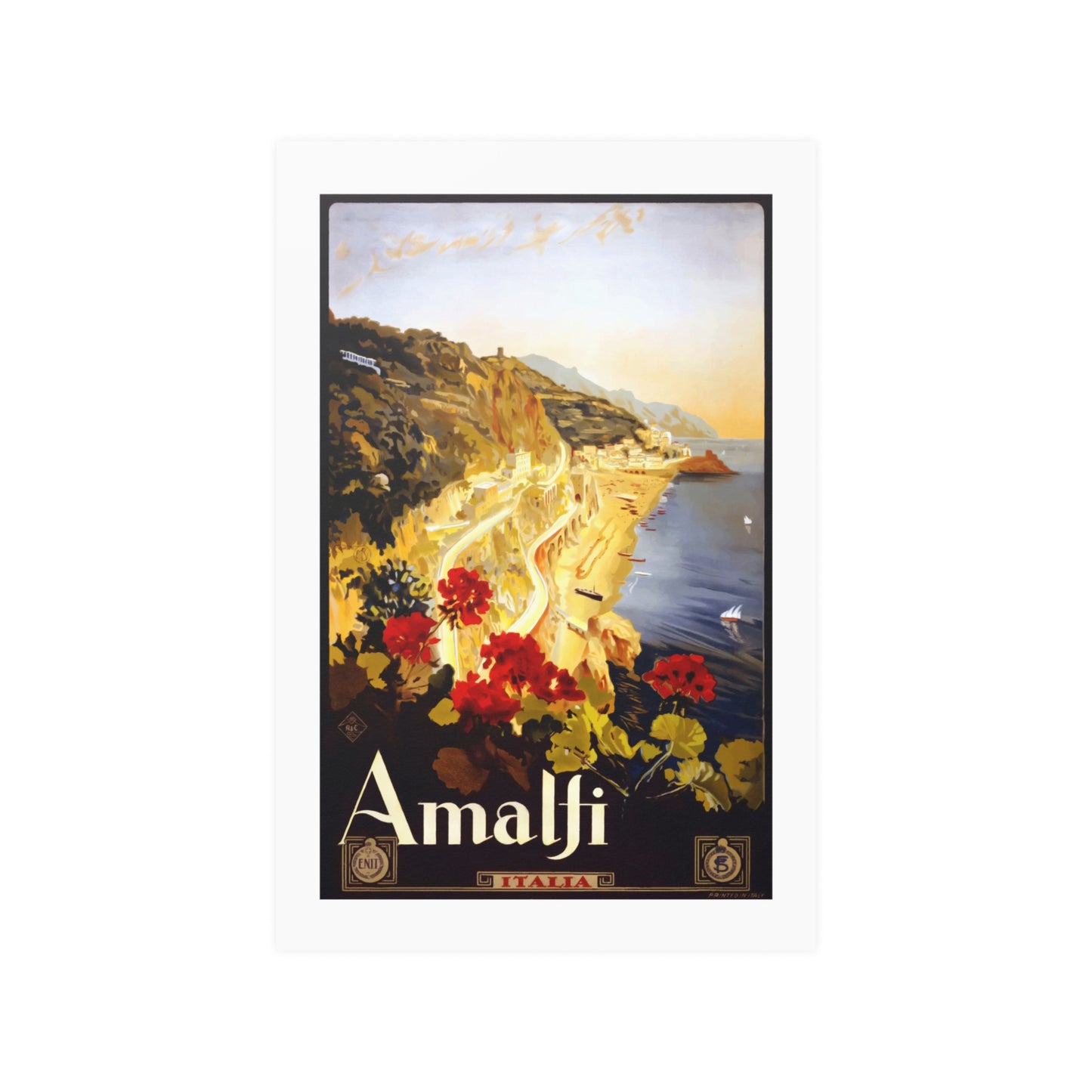 Amalfi Coastline | Almalfi, Italy | Poster