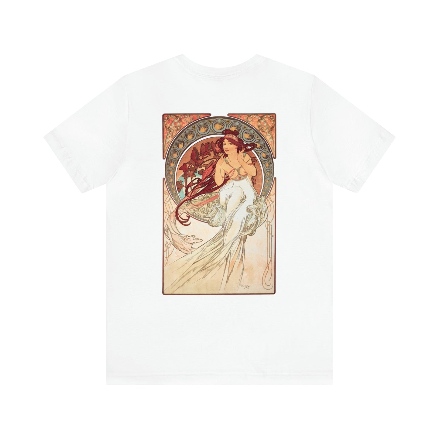 Music | Alphonse Mucha | Unisex Jersey Short Sleeve Tee