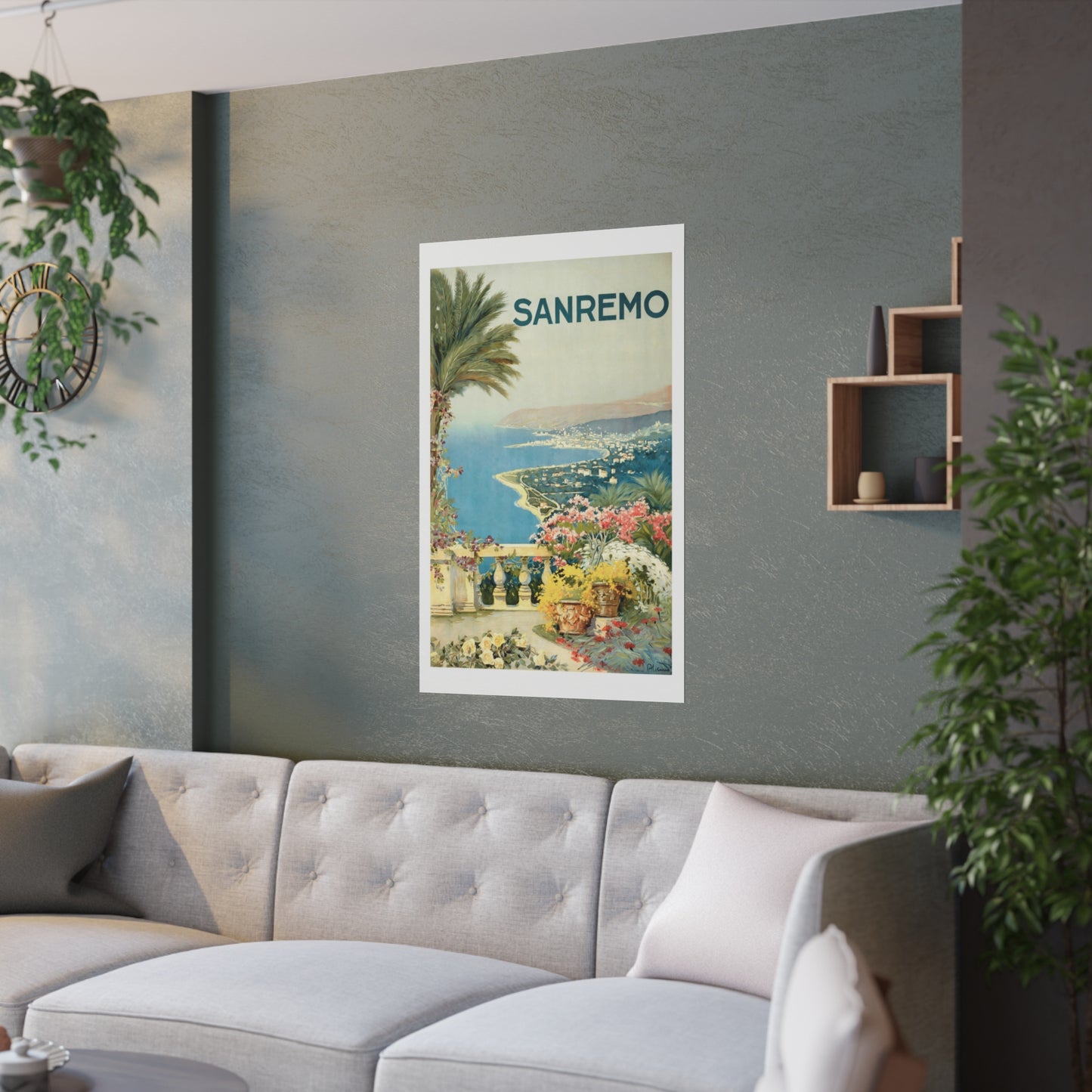 Sanremo View | Sanremo, Italy | Poster