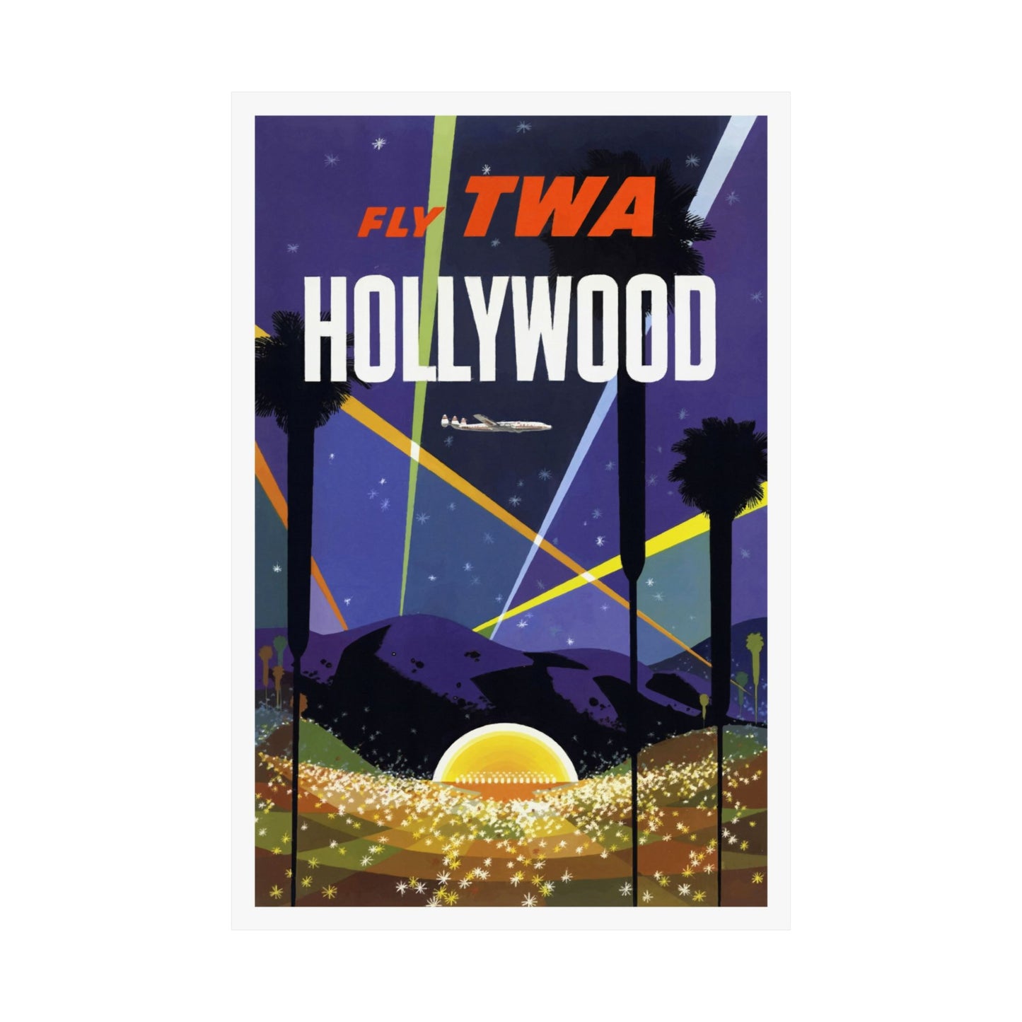 Hollywood | TWA | Poster