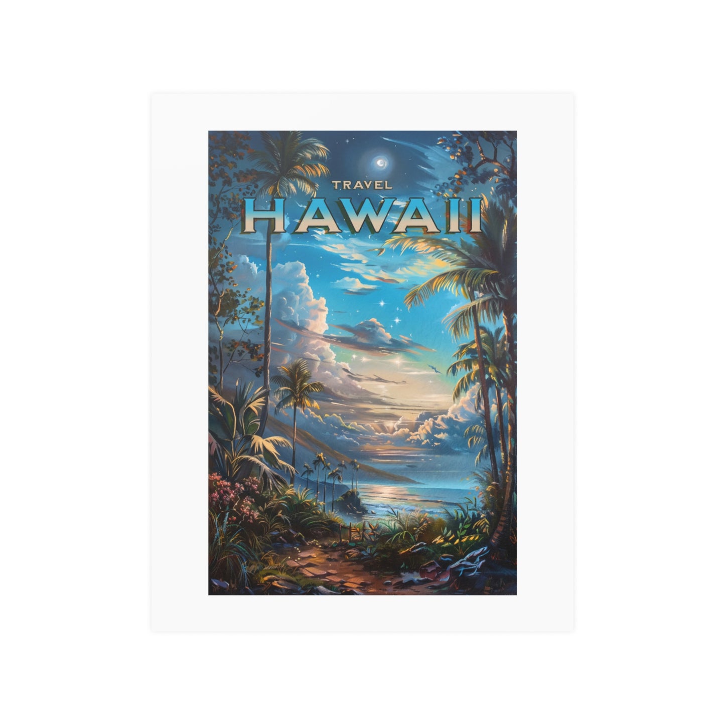 Travel Hawaii Nights | Poster