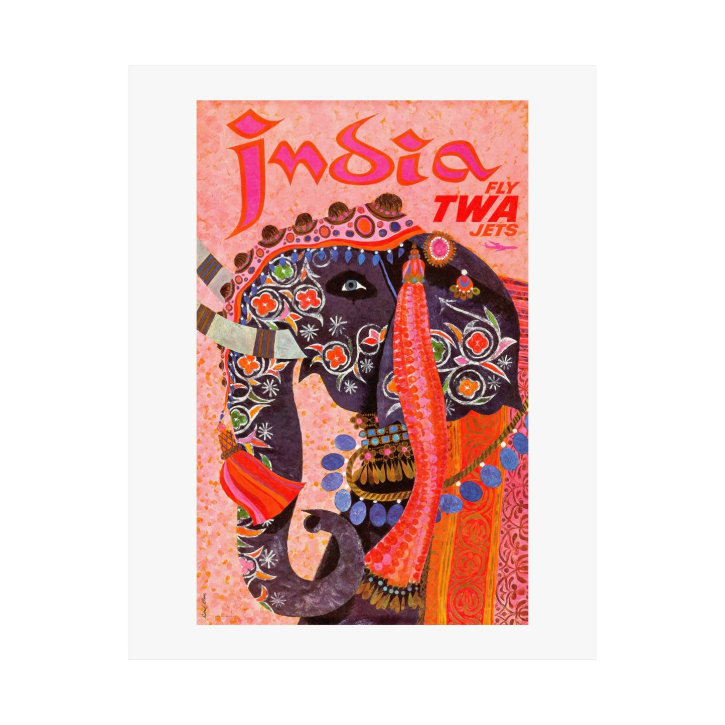 India Travel Poster | TWA | Poster