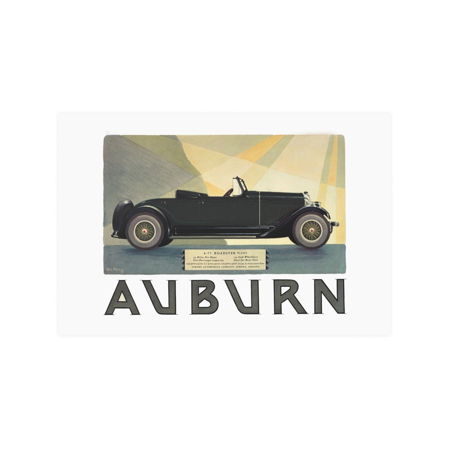 Auburn | 7-88 Roadster | Poster