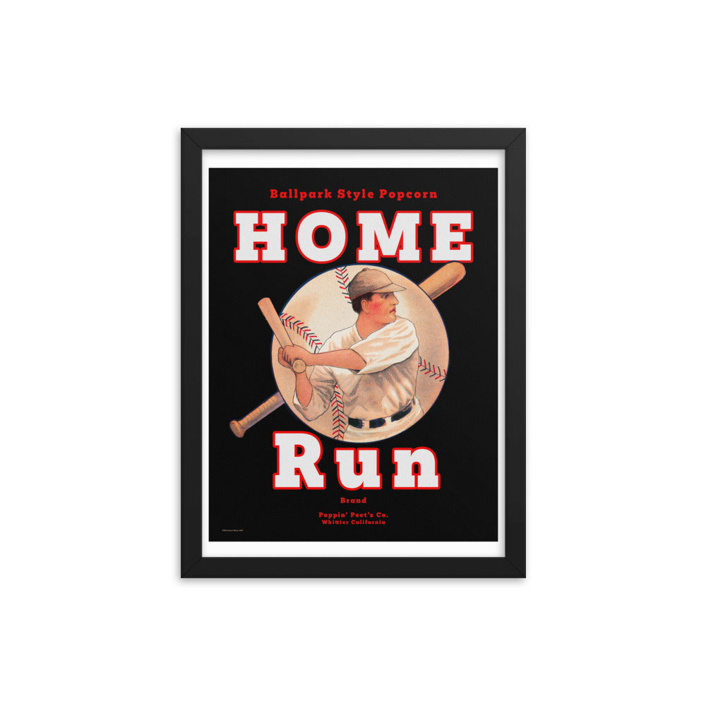 Home Run V1 | Framed poster