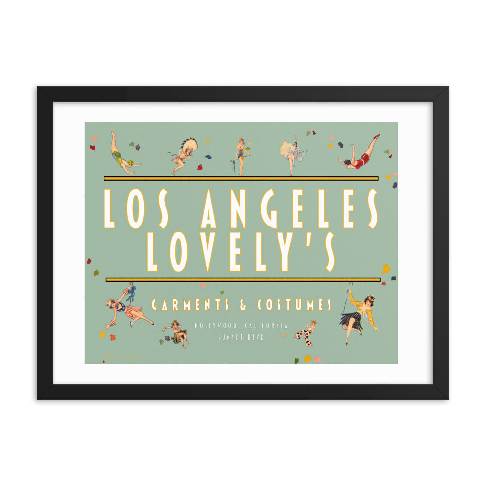 Los Angeles Lovely's | Framed poster